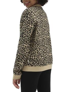 Sweat Vans Leopard Spot Crew pour Fille