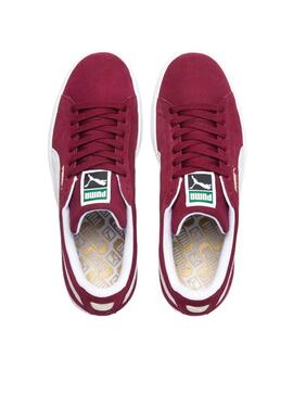 Baskets Puma Suede Classic Grenat Homme et Femme