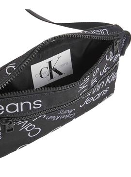 Bumbag Calvin Klein Stack Logo Noire pour Enfants