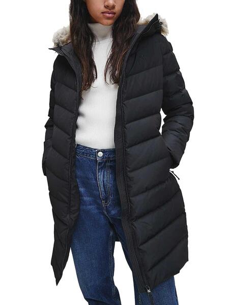 manteau calvin klein femme noir