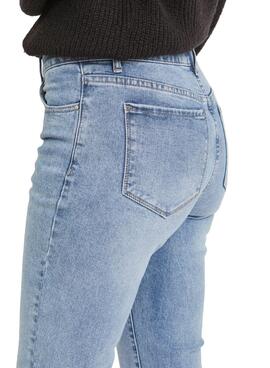 Jeans Vila Stray Bleu pour Femme