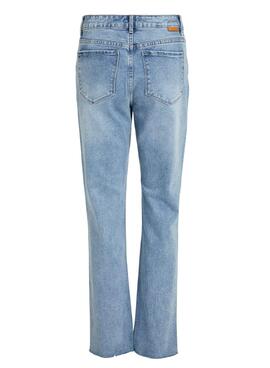 Jeans Vila Stray Bleu pour Femme