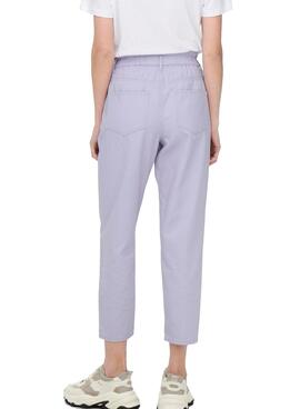 Pantalon Only Ova Darsy Lila pour Femme