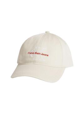 Casquette Calvin Klein Beige bicolore pour Homme