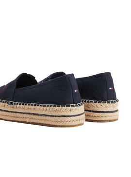 Espadrilles Tommy Hilfiger Signature Bleu Marine Femme