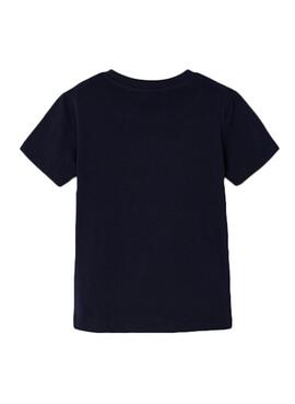 T-Shirt Mayoral Bleu Marine Voiture pour Garçon