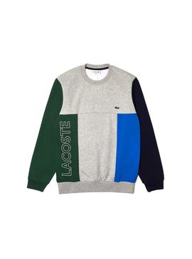 Sweat Lacoste SH1210 Multicolore pour Homme