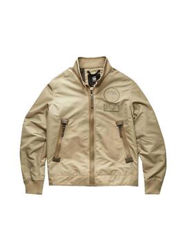 Veste G-Star Harrington Beige pour Homme