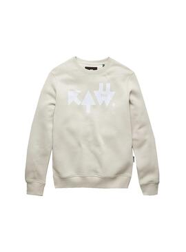 Sweat G-Star Raw Flechas Gris pour Femme