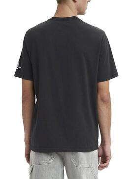 T-Shirt Levis Relaxed Poster Noire pour Homme
