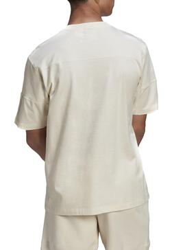 T-Shirt Adidas Clean Classics Beige pour Homme