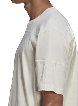 T-Shirt Adidas Clean Classics Beige pour Homme