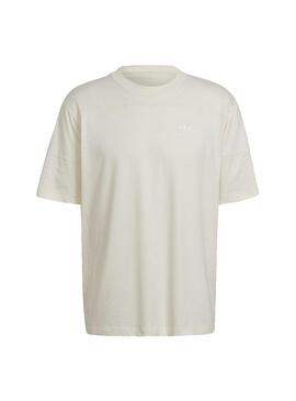 T-Shirt Adidas Clean Classics Beige pour Homme
