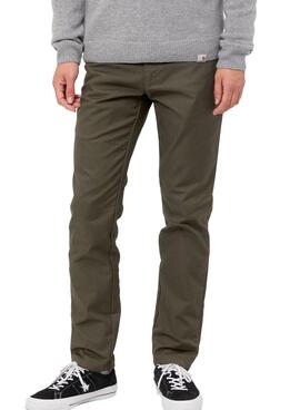 Pantalon Carhartt Sid Vert pour Homme