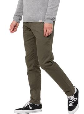 Pantalon Carhartt Sid Vert pour Homme
