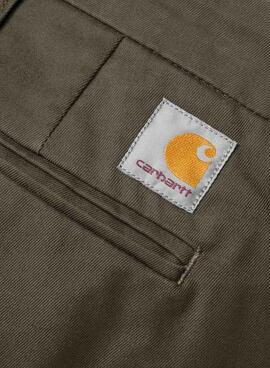 Pantalon Carhartt Sid Vert pour Homme