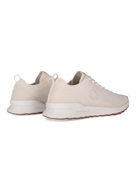 Baskets Tricot Ecoalf Prince Beige pour Homme
