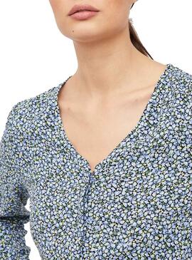 Chemise Vila Vipaya Col V Imprimer pour Femme