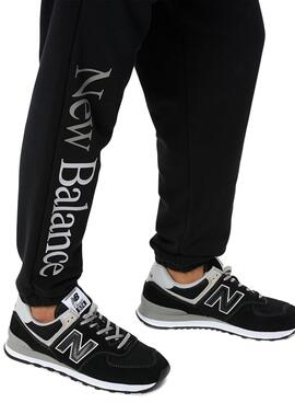 Pantalon New Balance Essentiels Celebrate Noire