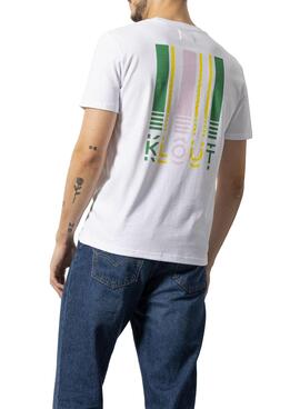 T-Shirt Klout Barcode Blanc pour Homme et Femme
