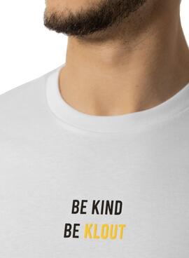 T-Shirt Klout Recycler Blanc pour Homme et Femme