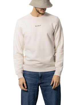 Sweat Klout Tableau beige pour Homme et Femme