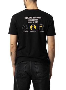 T-Shirt Klout Recycler Noire