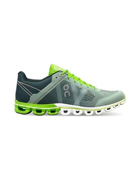 Baskets On Running Cloud Flow Moss Lime Homme