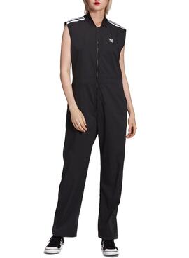 Jumpsuit Adidas Classics Loose Noire pour Femme