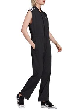 Jumpsuit Adidas Classics Loose Noire pour Femme