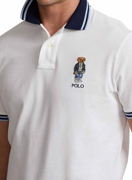 Polo Polo Ralph Lauren Bear Blanc pour Homme