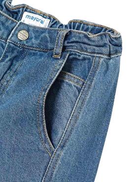 Jeans Mayoral Slouchy Bleu pour Fille