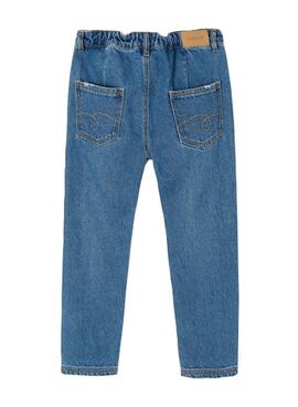 Jeans Mayoral Slouchy Bleu pour Fille