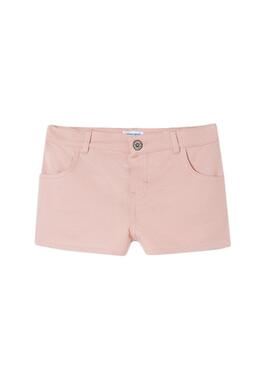 Pantalon Short Mayoral Felpa Rose pour Fille