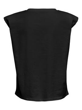 T-Shirt Only Amy Padded Noire pour Femme