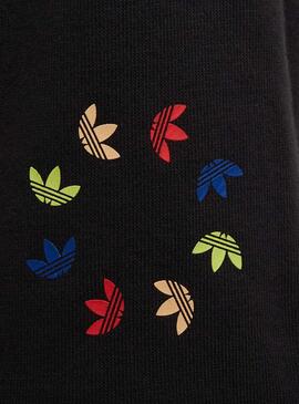 Bermuda Adidas Adicolor Trefoil Noire pour Enfants