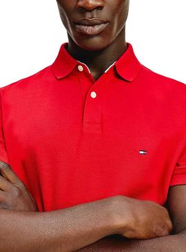 Polo Tommy Hilfiger 1985 Régulier Rouge pour Homme