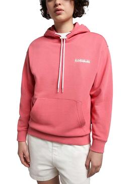 Sweat Napapijri Veny Logo Rose pour Femme