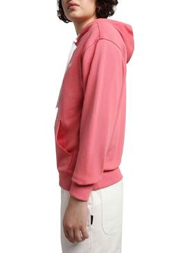 Sweat Napapijri Veny Logo Rose pour Femme