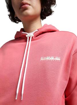 Sweat Napapijri Veny Logo Rose pour Femme