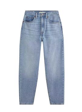 Jeans Levis High Loose Taper Bleu Femme