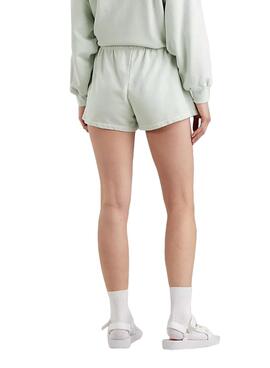 Short Levis Snack Natural Vert pour Femme