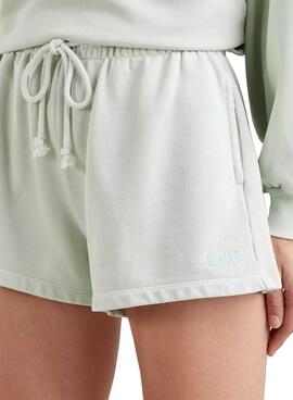 Short Levis Snack Natural Vert pour Femme