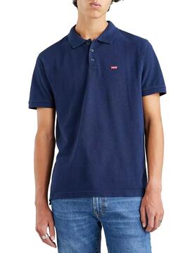 Polo Levis Housemark Bleu Marine pour Homme