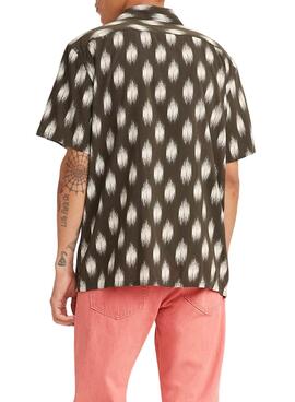 Chemise Levis Classic Camper Imprimer Vert Homme