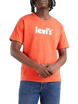 T-Shirt Levis Relaxed Orange pour Homme