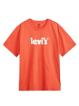 T-Shirt Levis Relaxed Orange pour Homme
