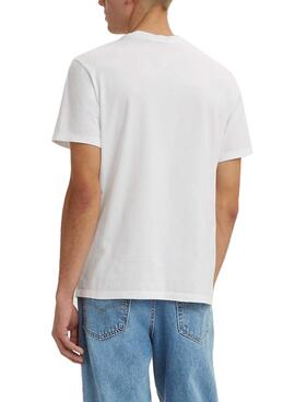 T-Shirt Levis Graphic BW Paume Blanc pour Homme