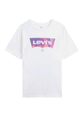 T-Shirt Levis Graphic BW Paume Blanc pour Homme