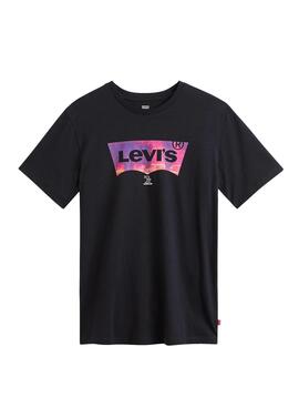 T-Shirt Levis Graphic BW Palm Noire pour Homme